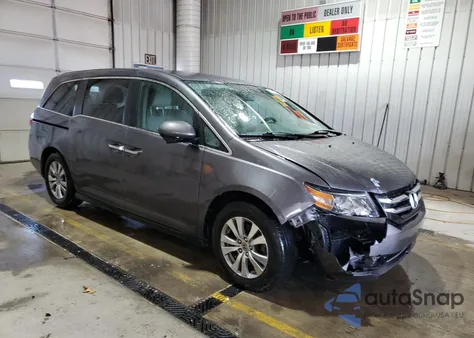 2014 Honda Odyssey Ex from USA, damaged, VIN 5FNRL5H40EB019966